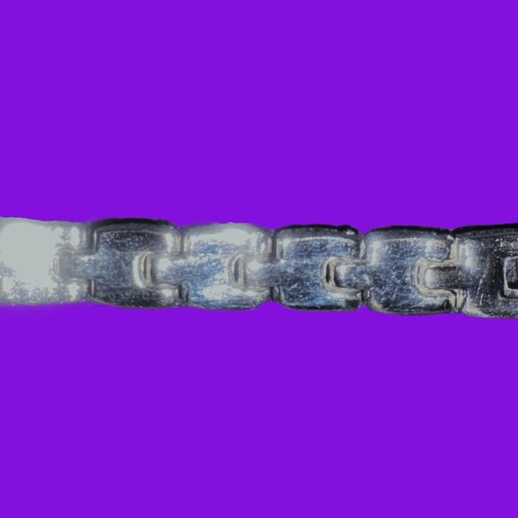 Silver Rainbow Jeweled Bracelet Size 7 with Snap Lock NWOT - Picture 12 of 12